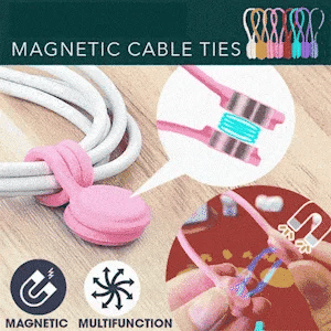 (🔥 Promotion- SAVE 48% OFF) Magnetic Cable Ties